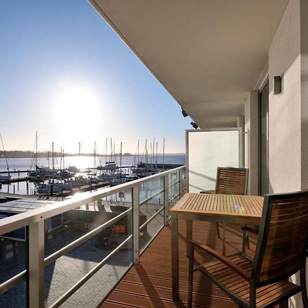 Apartment 12 - "Silbermoewe I" - Blickrichtung Yacht- Und Binnenhafenoffenes Meer Eckernförde Esterno foto