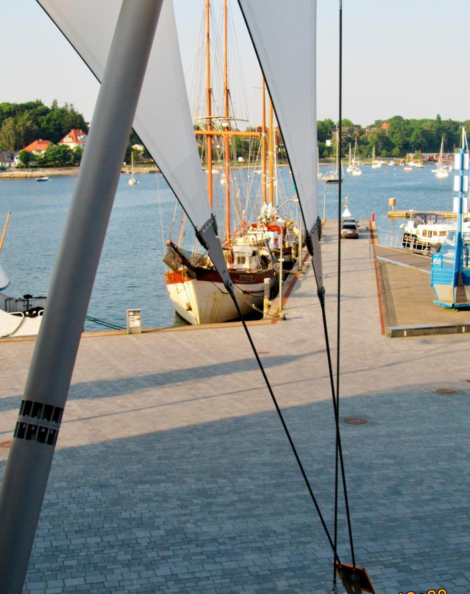 Apartment 12 - "Silbermoewe I" - Blickrichtung Yacht- Und Binnenhafenoffenes Meer Eckernförde Esterno foto