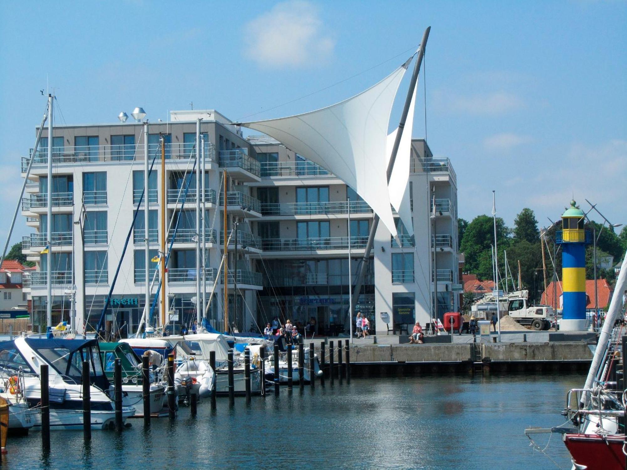 Apartment 12 - "Silbermoewe I" - Blickrichtung Yacht- Und Binnenhafenoffenes Meer Eckernförde Esterno foto