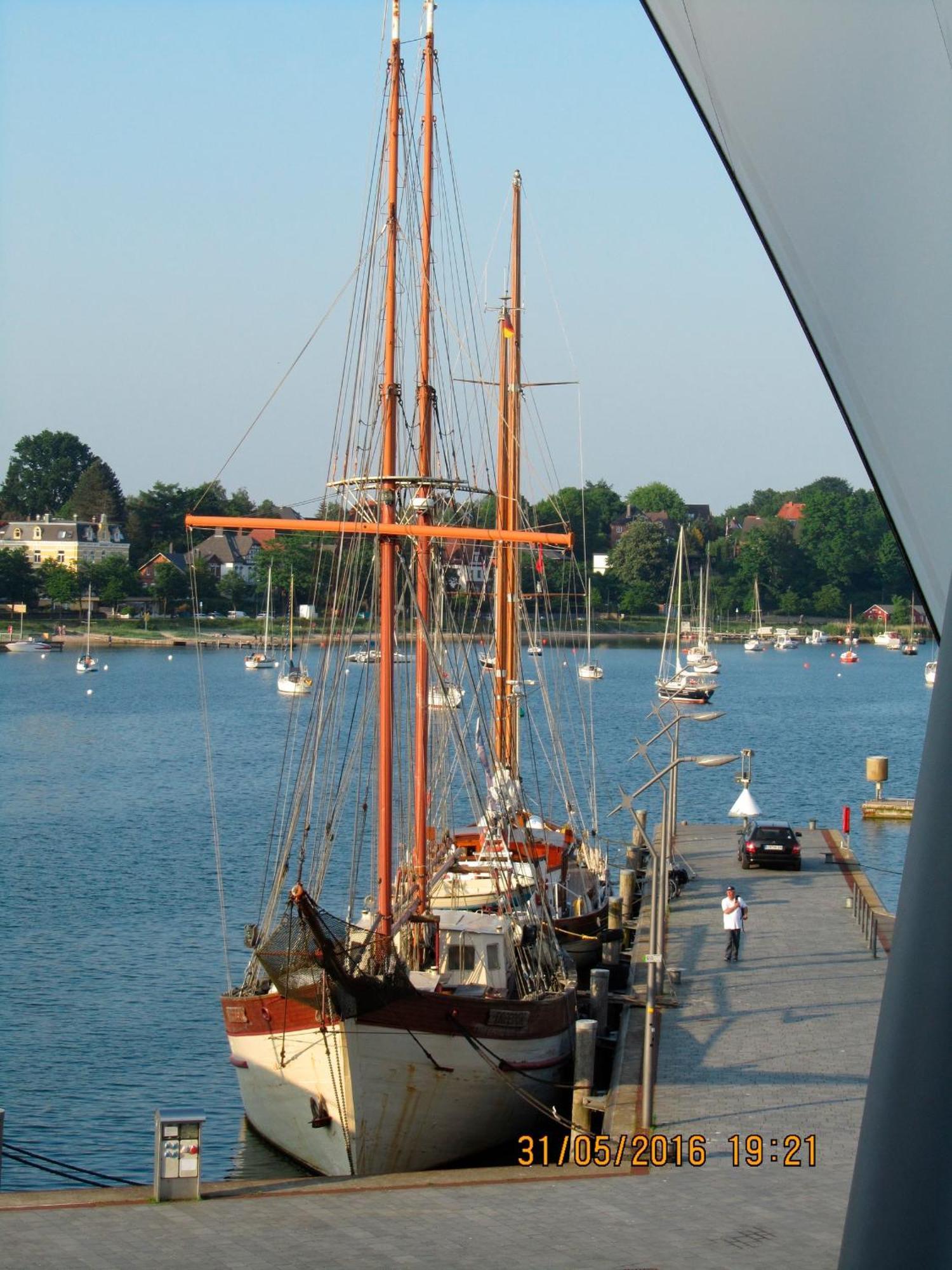 Apartment 12 - "Silbermoewe I" - Blickrichtung Yacht- Und Binnenhafenoffenes Meer Eckernförde Esterno foto